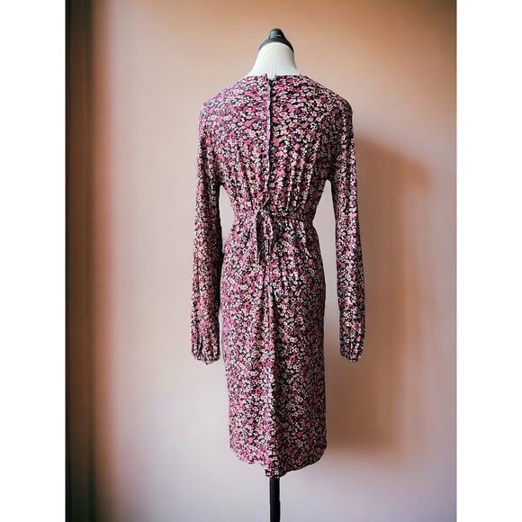 Vintage 60s Prairie Dress | Embroidered Bib Yoke Mini | Romantic Cottagecore | M - Picture 5 of 10